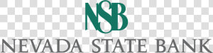 Nevada State Bank Logo Png Transparent   Nevada State Bank  Png Download