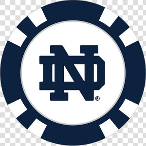 Notre Dame Fighting Irish Poker Chip Ball Markers   Transparent Cleveland Indians Logo  HD Png Download