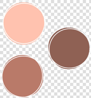  color  colorpallete  brown  colors  circles  aesthetic   Eye Shadow  HD Png Download