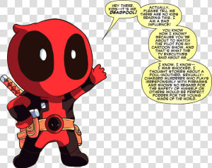 Deadpool Drawing Movie App Scene   Deadpool Chibi Png  Transparent Png