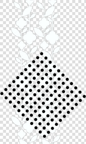  stiller  white  black  dots  flowers  lime   Speaker Vector  HD Png Download