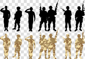 Soldier Salute Army   Army Soldier Clipart  HD Png Download