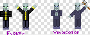 Minecraft Evoker And Vindicator  HD Png Download