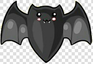  halloween  nochedebrujas  bat  murcielago  negro  pipistrelli   Cartoon  HD Png Download