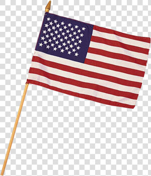 America Flag Png Free Download   Handheld American Flag  Transparent Png