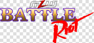 Transparent Sami Callihan Png   Mlw Battle Riot Logo  Png Download