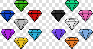 Emerald Clipart Chaos   All Chaos Emeralds  HD Png Download