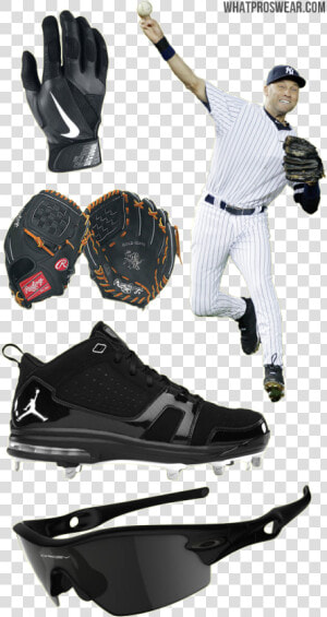 Derek Jeter Glove Model  Derek Jeter Cleats  Derek   Oakley Radar Path  HD Png Download