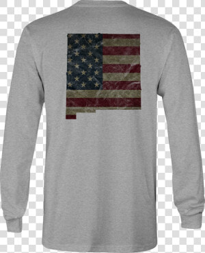 American Long Sleeve Tshirt New Mexico Flag Shirt For   Long sleeved T shirt  HD Png Download