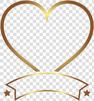 Photo Frame Gold Heart Free Photo   Gold Wedding Frame Png  Transparent Png