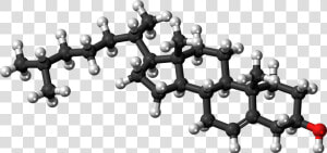 Ent cholesterol Molecule Ball  HD Png Download