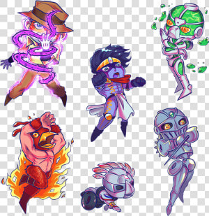 Jjba Stardust Crusaders   Jojo Stardust Crusaders Stickers  HD Png Download