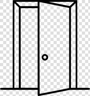 Door Doorway Open   Coloring Page Open Door  HD Png Download