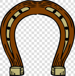 Horse Shoe Horseshoe Clip Art Brown Horseshoe 4 Transprent  HD Png Download