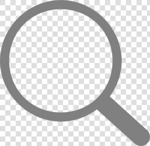 Simple Grey Search Icon  HD Png Download