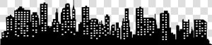 Transparent Skyline Silhouette Png   Cityscape Transparent  Png Download