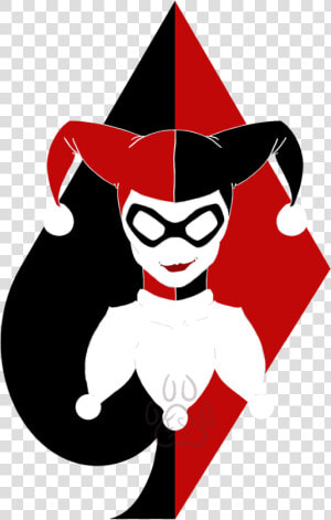 Joker Vector Minimal   Cartoon Harley Quinn Drawing  HD Png Download