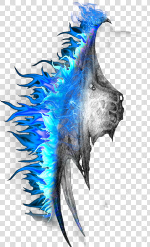  wing  demonwing  devil  blue  fireblue  fire   Blue Fire Wings Png  Transparent Png