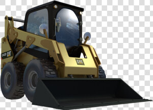 Bobcat Loader 3d Render   Bulldozer  HD Png Download