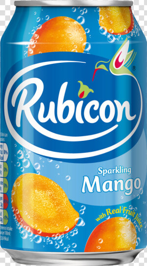 Rubicon Mango Can 24 X 330ml   Rubicon Sparkling Mango  HD Png Download