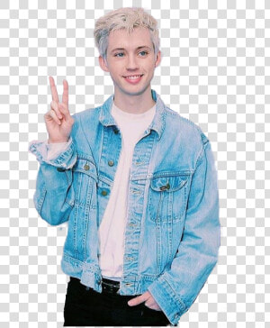 Troye Troyesivan Blueneighbourhood Trxyesivan Trxye   Blue Aesthetic Troye Sivan  HD Png Download