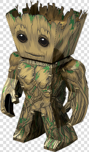 Metal Earth Steel Model Kit   Metal Earth Groot  HD Png Download