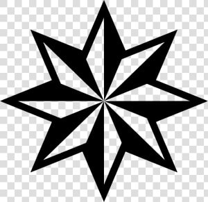 Clip Art Picture Royalty Free Techflourish   8 Point Star Vector  HD Png Download