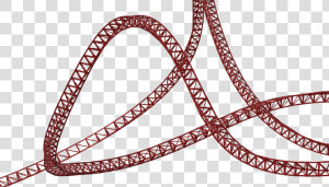 Roller Coaster Clipart Vector   Roller Coaster Track Vector  HD Png Download