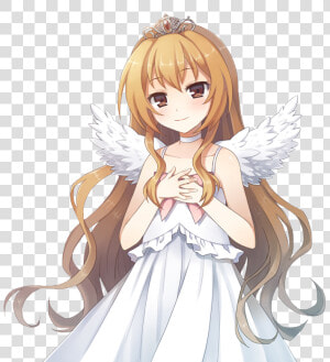 Toradora Taiga Taigaaisaka Kawaii Anime Mangafreetoedit   Toradora Taiga Angel  HD Png Download