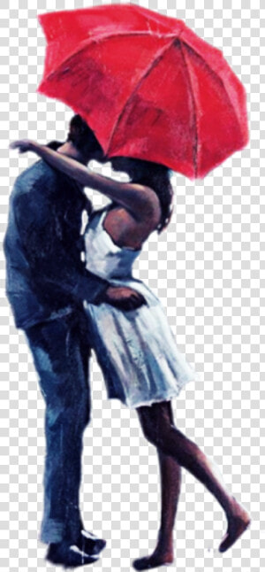 Kissing Couple Romantic Umbrella Love Inlove   Romantic Love Couple Png  Transparent Png