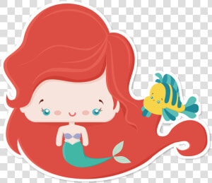 Clip Art The Little Mermaid Art   Sereia Ariel Pequena  HD Png Download