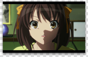 Haruhi Suzumiya Shocked  HD Png Download