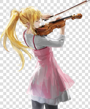 Shigatsu Wa Kimi No Uso Miyazono Kaori Render By Kukinima d8lm5rz   Miyazono Shigatsu Wa Kimi No Uso Kaori Cat  HD Png Download