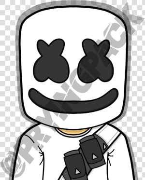 Marshmello Takes Off Mask Gif  HD Png Download