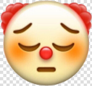 Sad Clown Cowboy Emoji   Transparent Cartoons   Smiley Sad Clown Emoji  HD Png Download