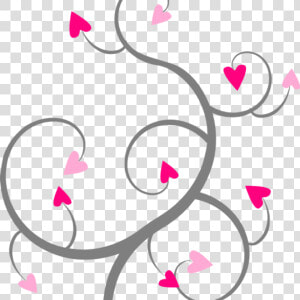 Transparent Swirl Clipart Png   Hearts Swirl Clipart  Png Download