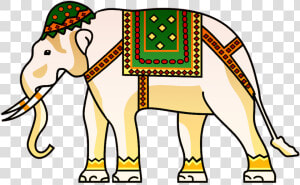 Elephant Indian Animal Free Picture   Thai Elephant Clip Art  HD Png Download