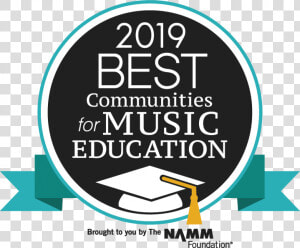 2019 Best Communities For Music Education Logo Class   Namm Show  HD Png Download