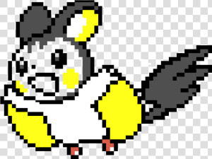 Pixel Art Pokemon Emolga  HD Png Download