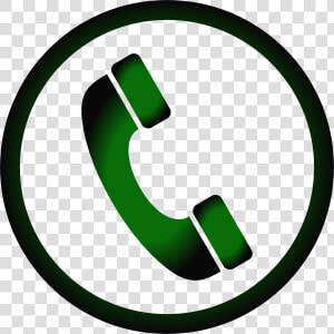 Phone Icon Clip Art   Green Phone Icon Png  Transparent Png