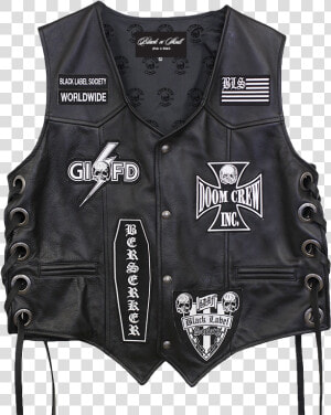 Zakk Wylde Leather Vest  HD Png Download