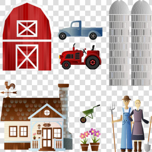 Farmhouse Clipart  HD Png Download