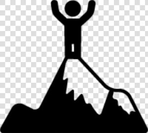 Computer Icons Mountain Hiking Clip Art   Top Of The Mountain Icon  HD Png Download