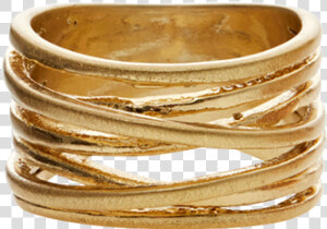 Tara Wrap It Ring Gold Plating Title Tara Wrap It   Bangle  HD Png Download