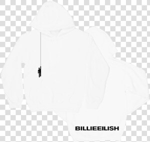 Billie Eilish White Hoodie  HD Png Download