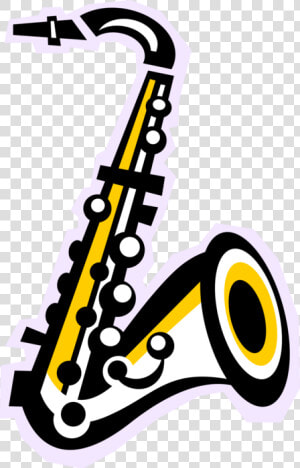 Vector Illustration Of Saxophone Brass Single reed   Love Saxophone  HD Png Download