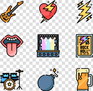 Rock And Roll   Rock And Roll Icon  HD Png Download