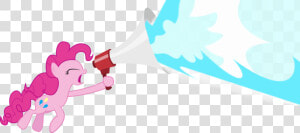 Edit  Energy Blast  Megaphone  Pinkie Pie  Safe  Shoop   Cartoon  HD Png Download