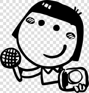 Little Reporter   Little Reporter Clipart  HD Png Download