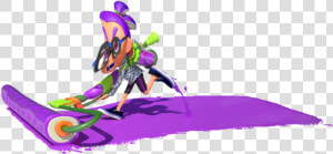 Transparent Splat Tim Png   Splatoon Purple Inkling  Png Download